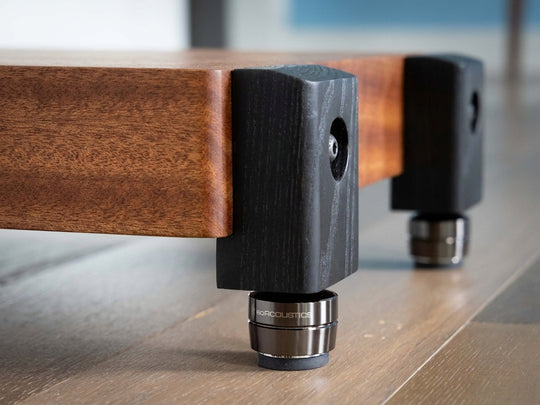TERRA HD 3" Thick Audio Platform with IsoAcoustics Feet - Sapele