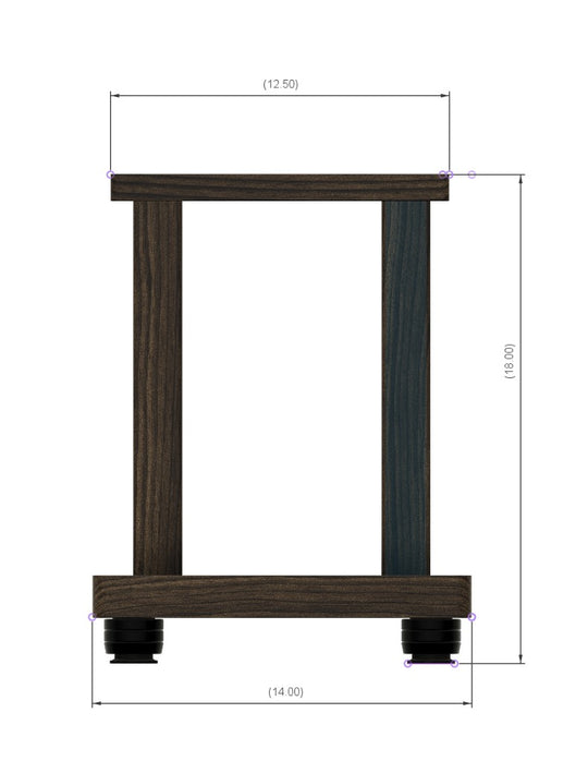 RESERVED FOR CUSTOMER: Walnut Speaker Stands