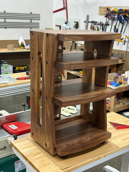 CONTOUR Audio Rack - Walnut