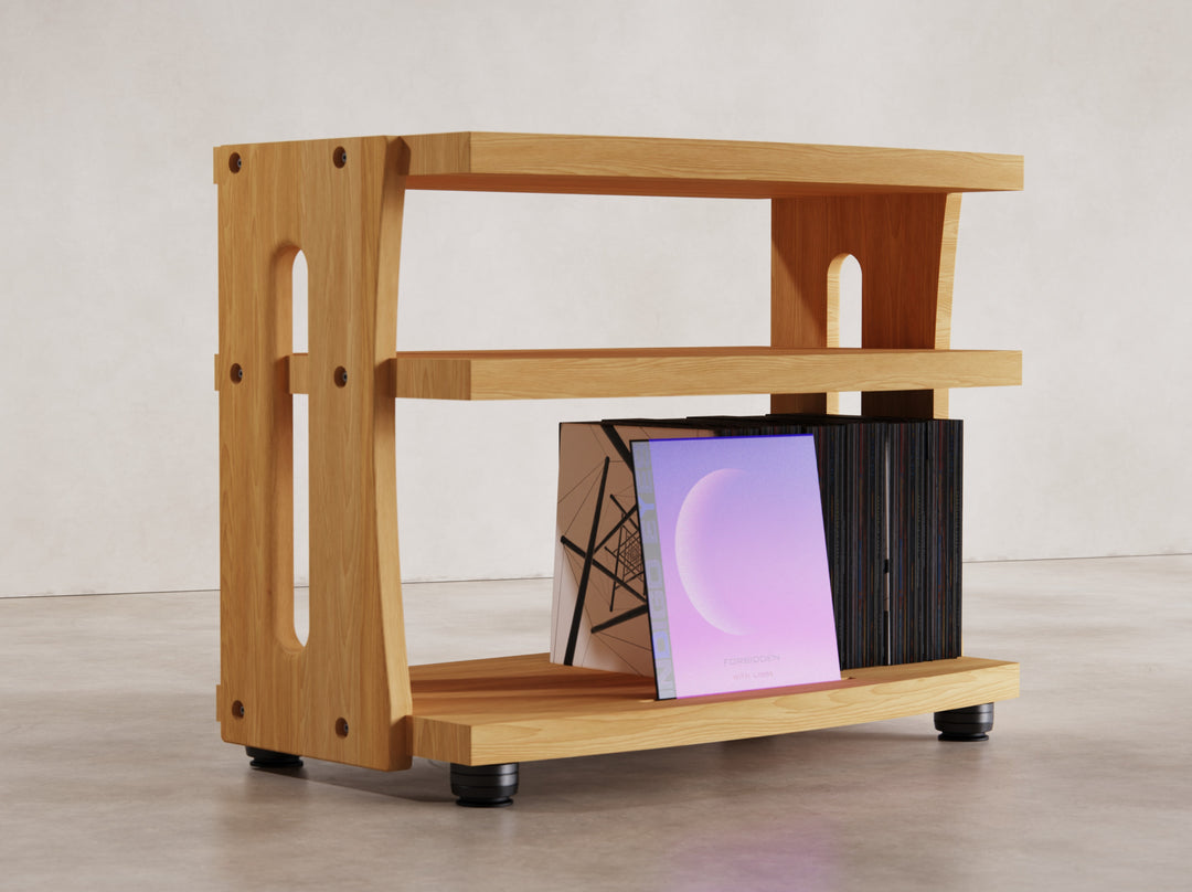 CONTOUR Audio Rack - Sapele