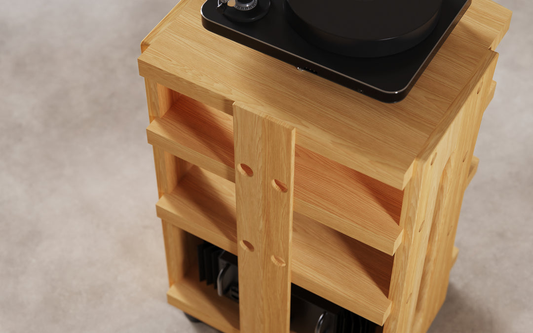 CONTOUR Audio Rack - Sapele