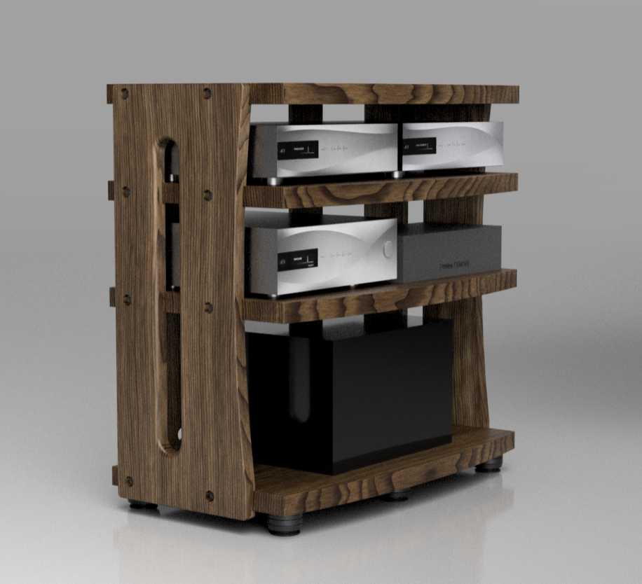 Reserved: 4-Shelf 36-inch CONTOUR Audio Rack