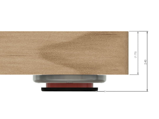 TERRA Turntable Platform - Cherry 1 3/4"