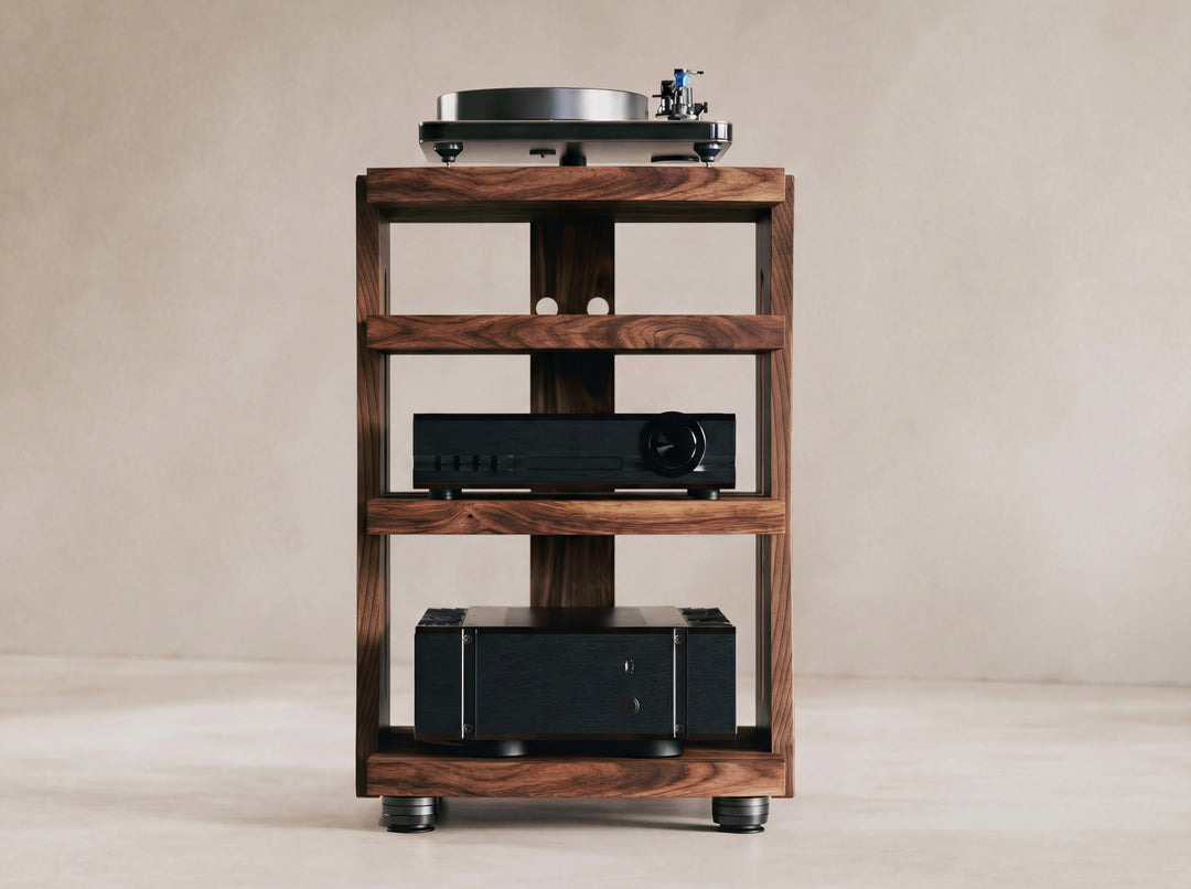 CONTOUR Audio Rack - Walnut