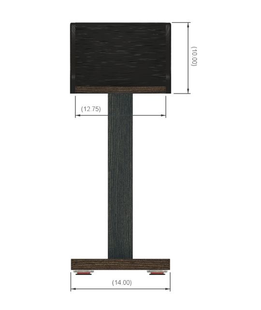 Reserved for Customer: 4-Shelf Contour Audio Rack and 2 Custom Speaker Stands