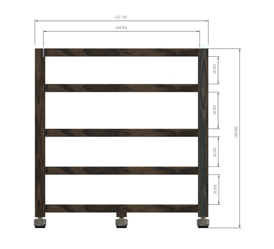 Reserved for Customer: 5-Shelf ECHELON HD Audio Rack