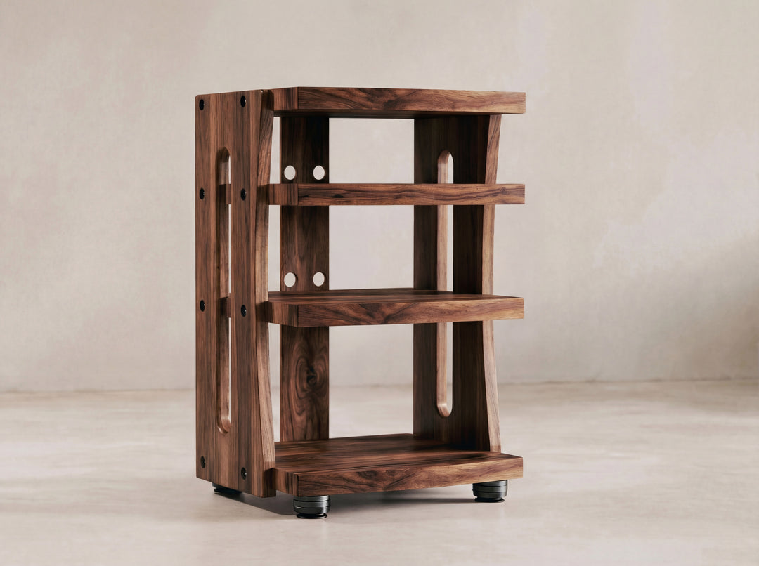 CONTOUR Audio Rack - Walnut