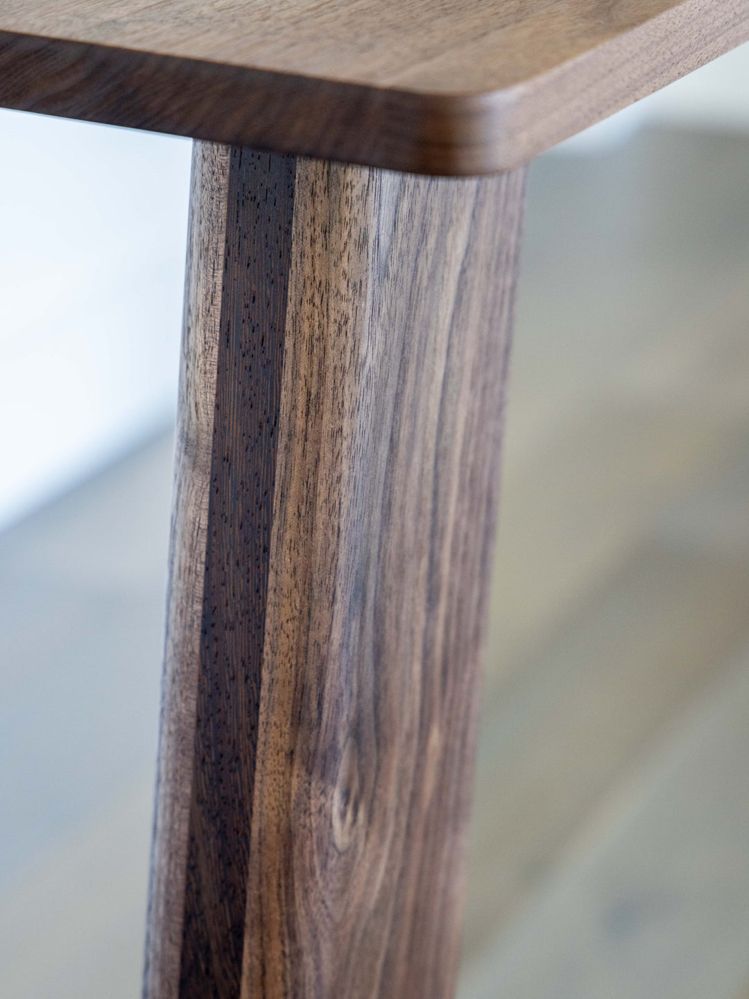 STRATUS Hardwood Walnut with Wenge Inlay Speaker Stands