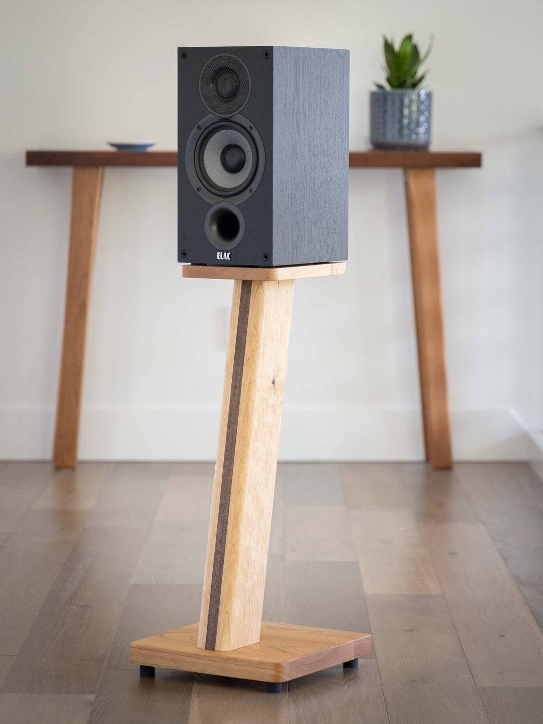 STRATUS Hardwood Custom-Made Speaker Stands