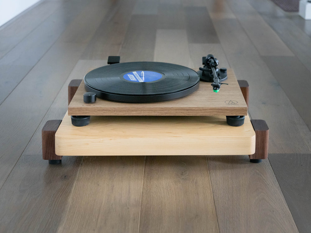 TERRA FT Audio Platform - Maple with Walnut Legs