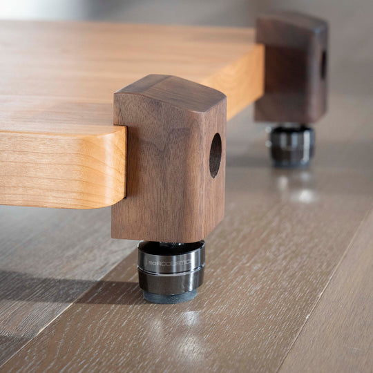 TERRA HD Audio Platform - Cherry with Walnut Legs