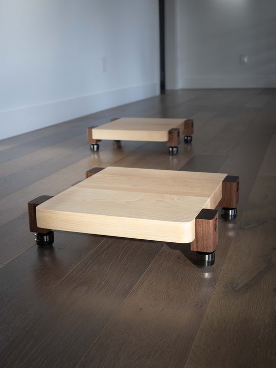 TERRA FT Audio Platform - Maple with Walnut Legs