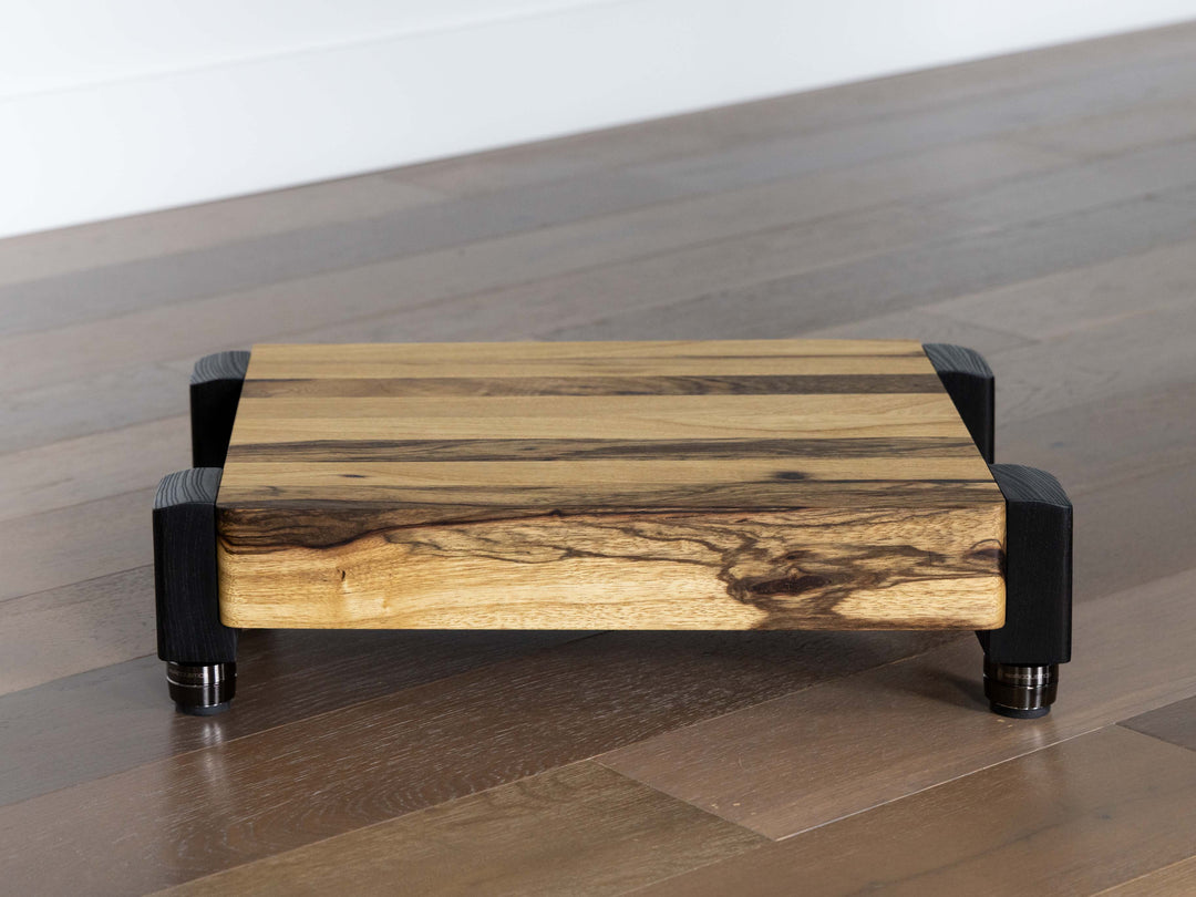 TERRA HD Audio Platform with IsoAcoustics Feet - Black Limba