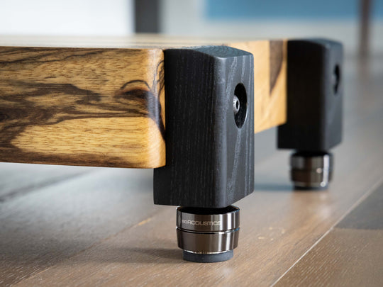 TERRA HD Audio Platform with IsoAcoustics Feet - Black Limba