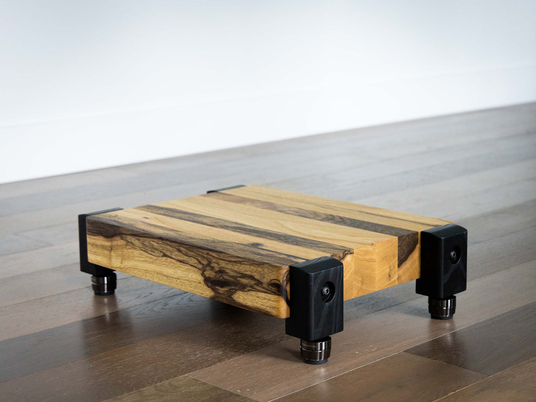 TERRA HD Audio Platform with IsoAcoustics Feet - Black Limba