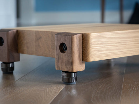 TERRA HD Audio Platform with IsoAcoustics Feet - White Oak