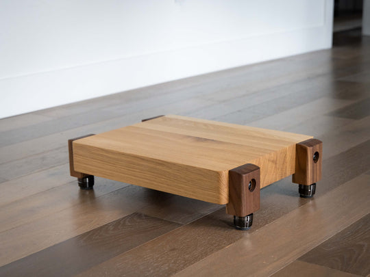 TERRA HD Audio Platform with IsoAcoustics Feet - White Oak