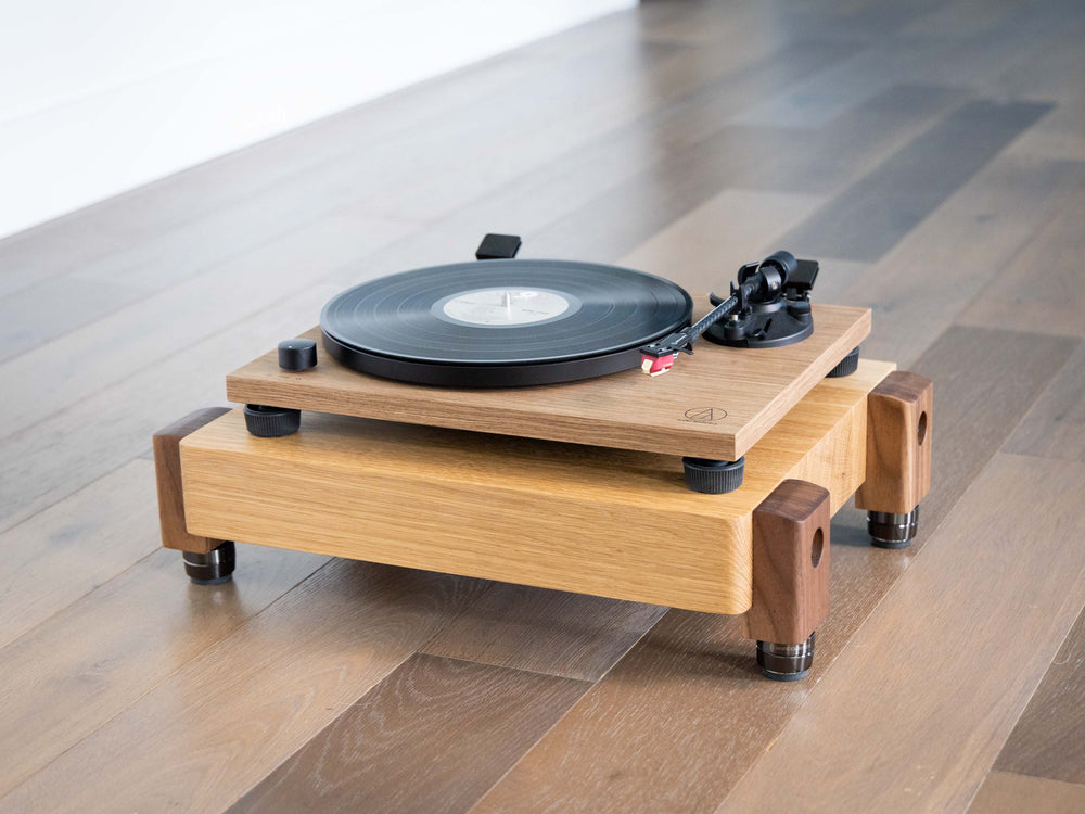 TERRA HD Audio Platform with IsoAcoustics Feet - White Oak