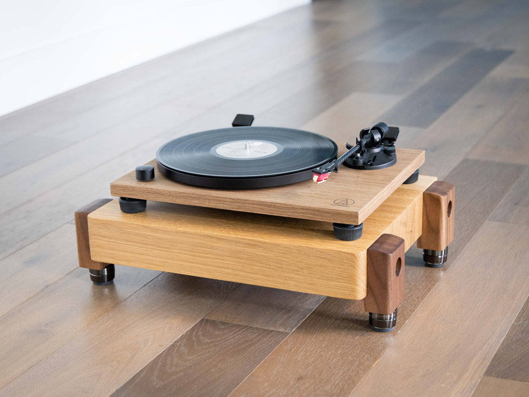 TERRA HD Audio Platform with IsoAcoustics Feet - White Oak