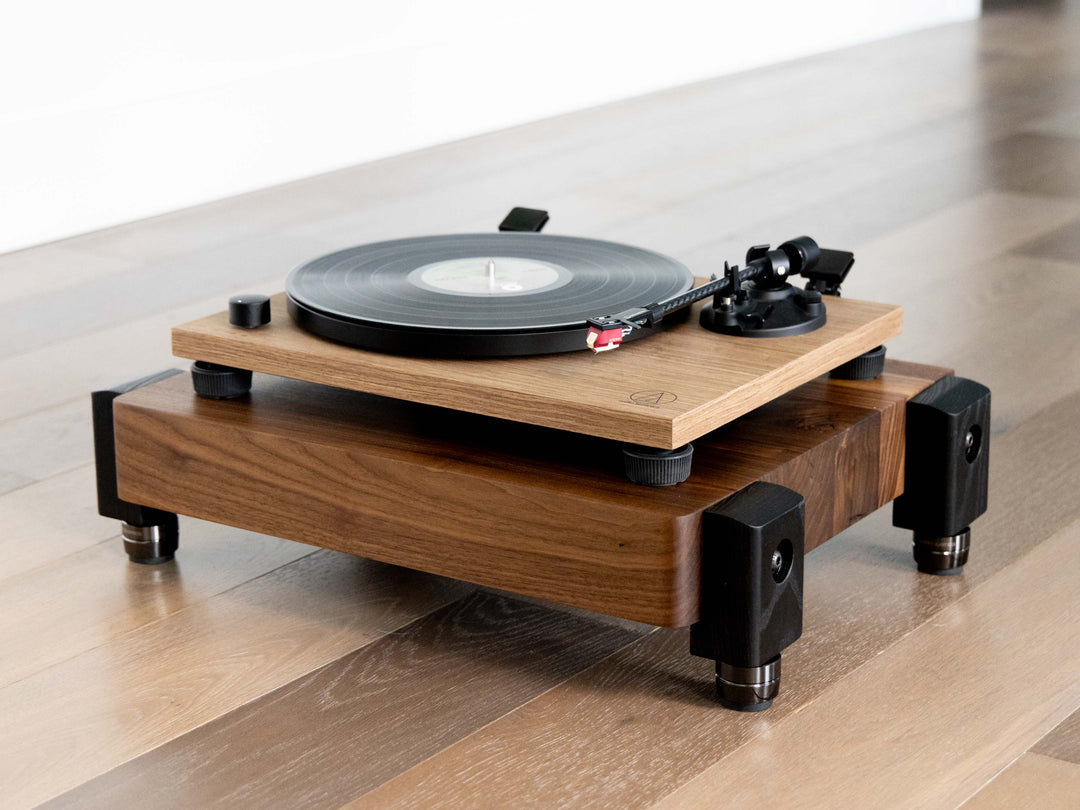 TERRA HD Audio Platform with IsoAcoustics Feet - Walnut