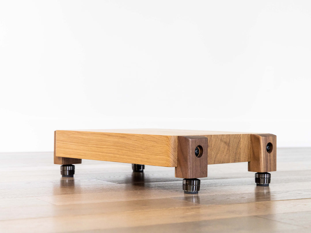 TERRA HD Audio Platform with IsoAcoustics Feet - White Oak