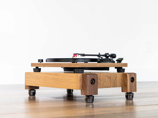 TERRA HD Audio Platform with IsoAcoustics Feet - White Oak