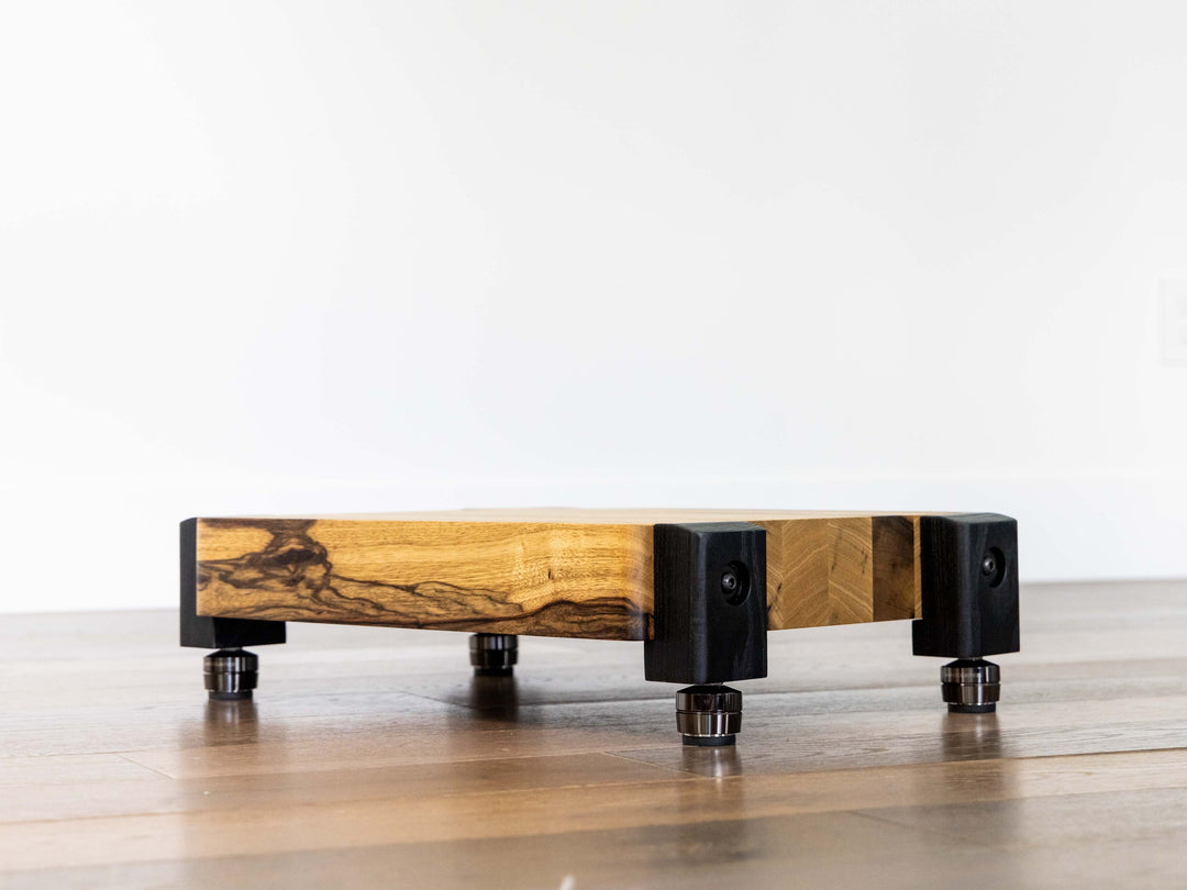 TERRA HD Audio Platform with IsoAcoustics Feet - Black Limba
