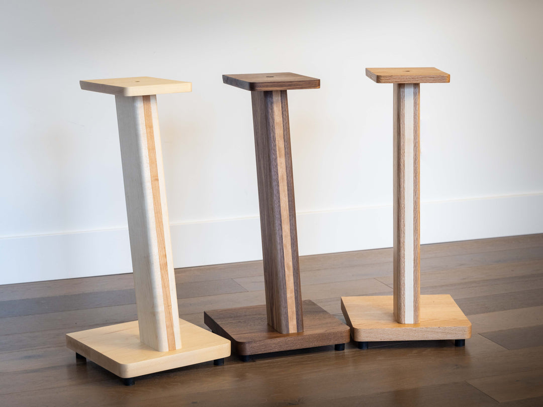 STRATUS Hardwood Maple Speaker Stands (2)