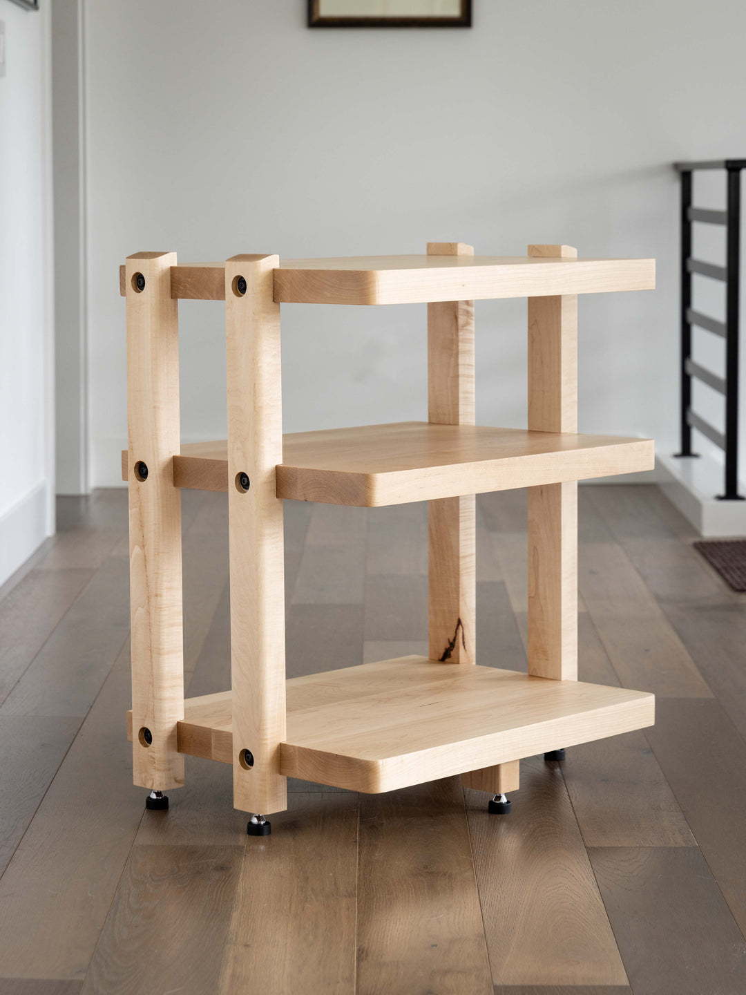 ECHELON II Audio Rack – Maple Shelves and Maple Legs