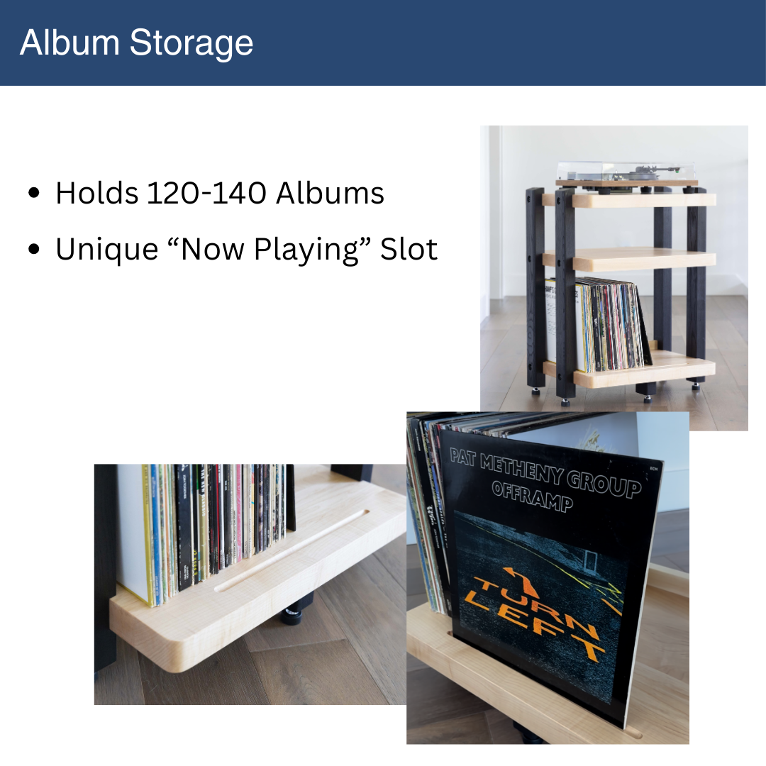 *NEW* ECHELON II Audio Rack with Album Storage