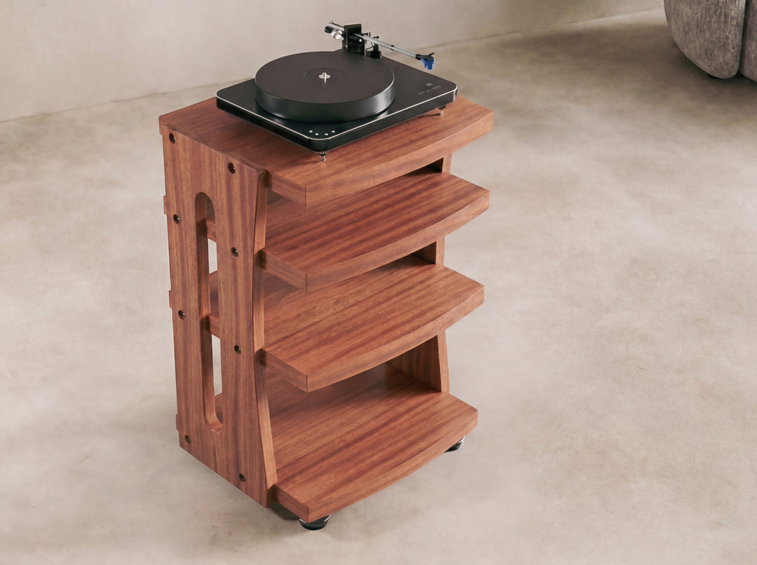 CONTOUR Audio Rack - Sapele