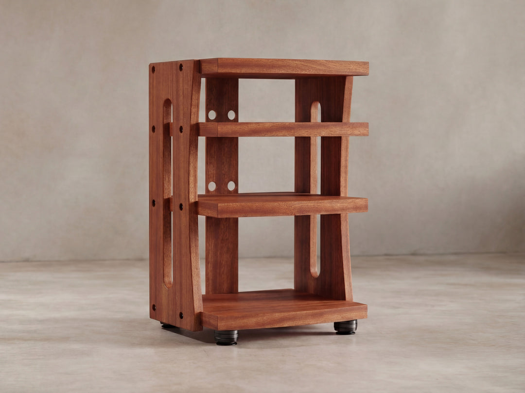 CONTOUR Audio Rack - Sapele