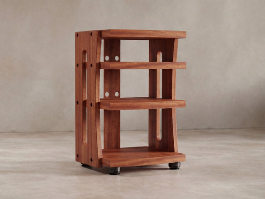 CONTOUR Audio Rack - Sapele