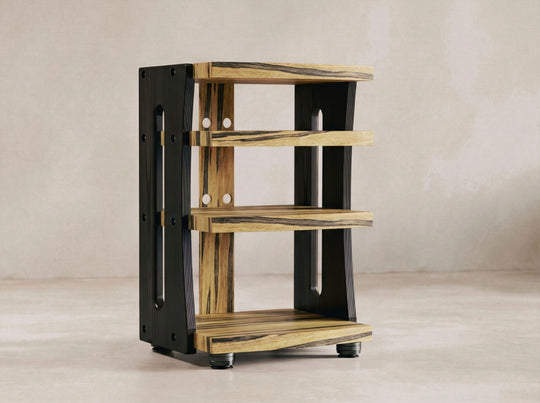 CONTOUR Audio Rack - Black Limba with Black Ash Sides