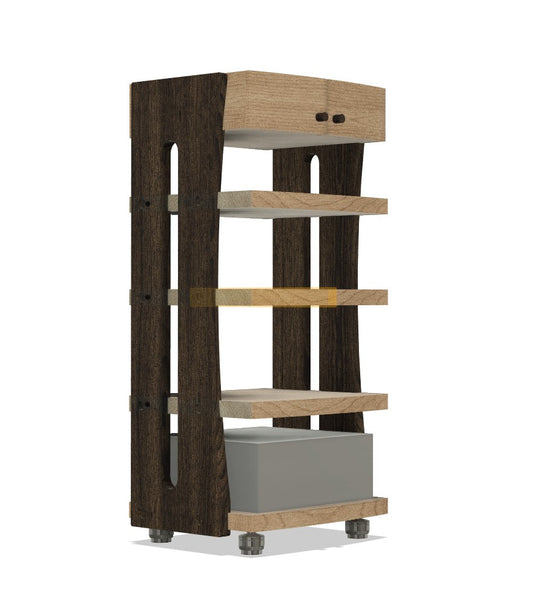 Reserved for Customer: 5-Shelf CONTOUR Audio Rack