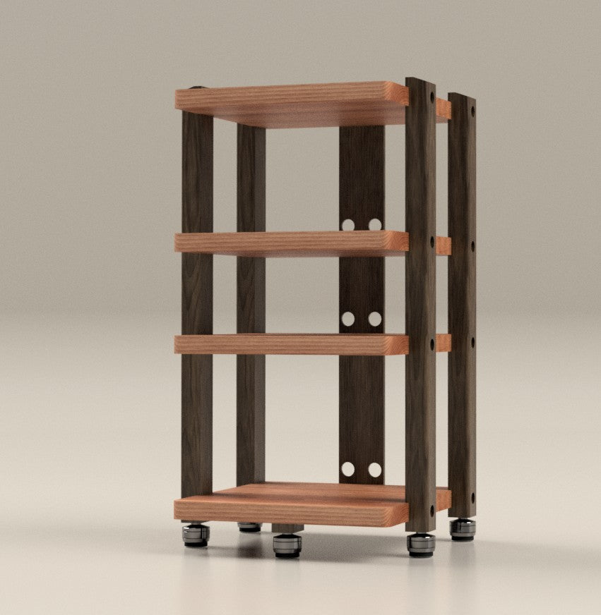 Reserved for Customer: 4-Shelf ECHELON HD Audio Rack with Vinyl Option