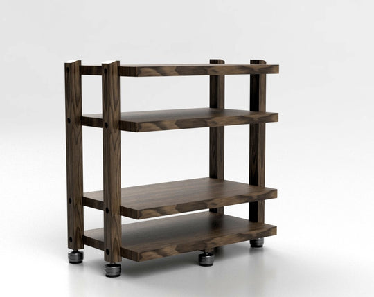 Reserved for Customer: 4-Shelf 36" Wide ECHELON HD Audio Rack in Walnut