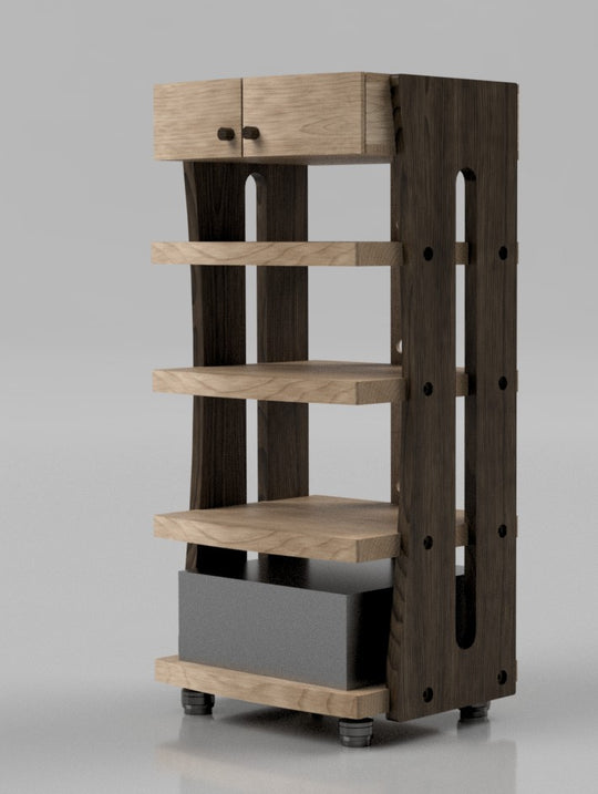 Reserved for Customer: 5-Shelf CONTOUR Audio Rack