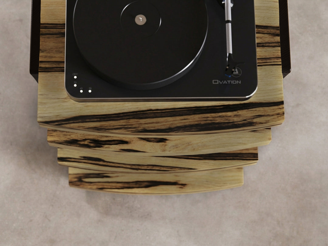 CONTOUR Audio Rack - Black Limba with Black Ash Sides