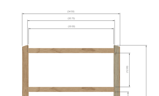 Reserved for Customer: 6-Shelf Audio Rack in Maple