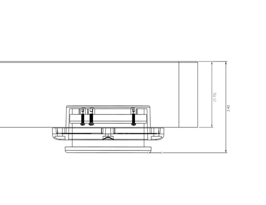 TERRA Turntable Platform - Cherry 1 3/4"