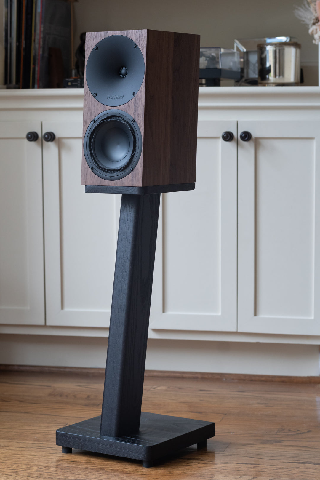 STRATUS Hardwood Black Ash Speaker Stands (2)